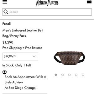 Fendi funny pack bag